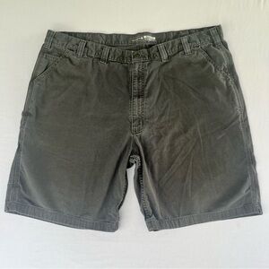 Carhartt Men’s Grey Rugged Flex Relaxed Fit Canvas Work Shorts Size 46